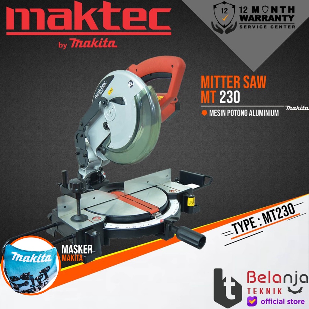 Detail Gambar Miter Saw Maktec Mt230 Nomer 18