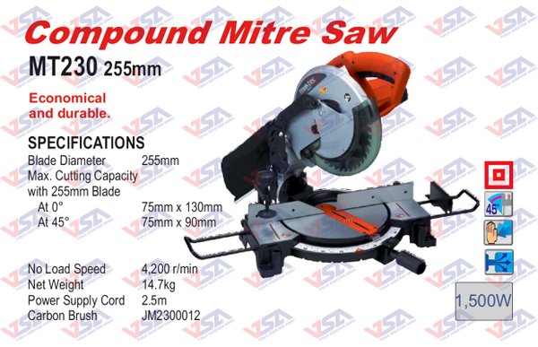 Detail Gambar Miter Saw Mt230 Nomer 31