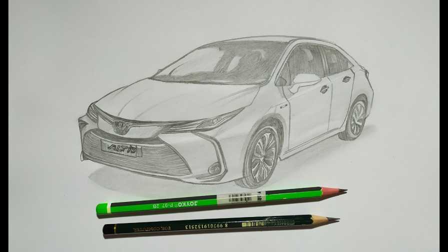 Detail Gambar Mobil 3d Pensil Nomer 9