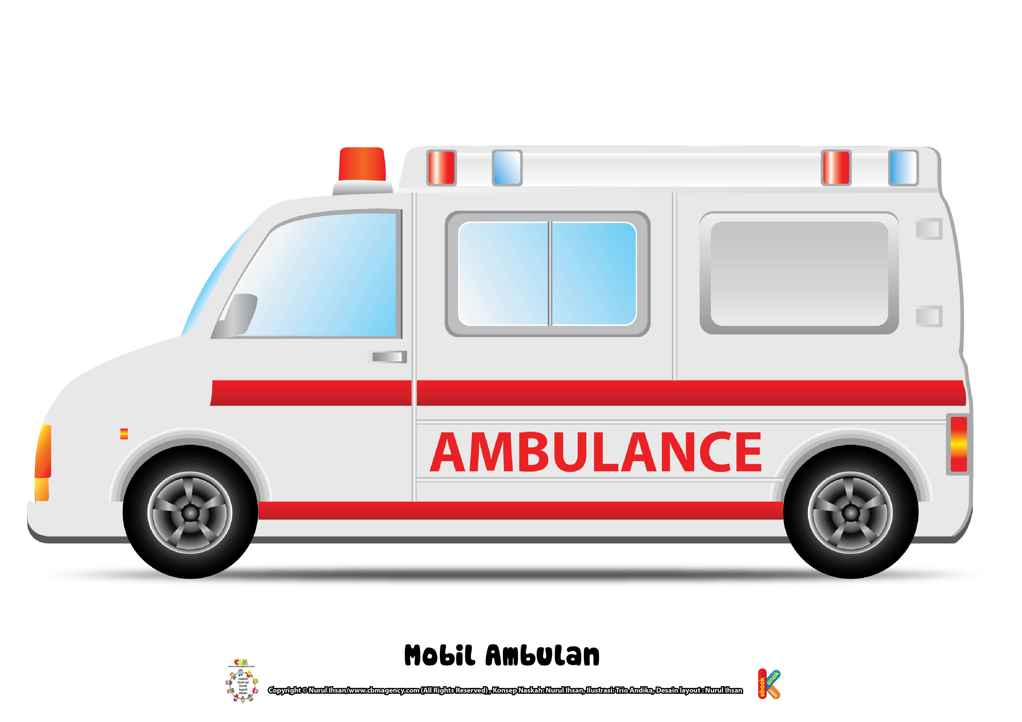 Detail Gambar Mobil Ambulance Untuk Mewarnai Nomer 24