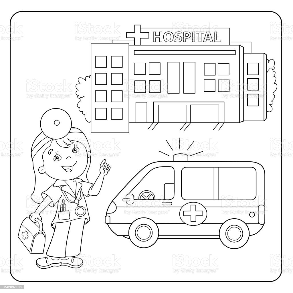 Detail Gambar Mobil Ambulance Untuk Mewarnai Nomer 37