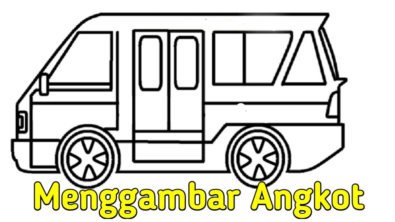 Detail Gambar Mobil Angkot Hitam Putih Nomer 3