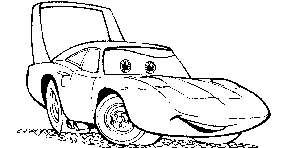 Detail Gambar Mobil Hitam Putih Untuk Diwarnai Nomer 3