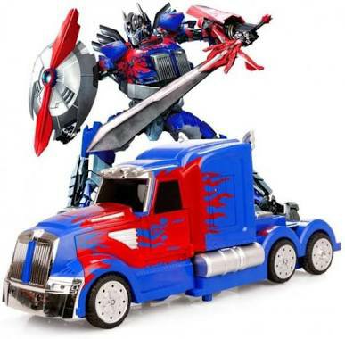 Detail Gambar Mobil Transformers Optimus Prime Nomer 3