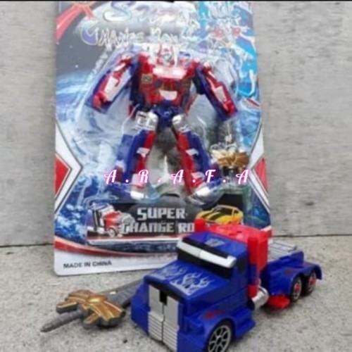 Detail Gambar Mobil Transformers Optimus Prime Nomer 35