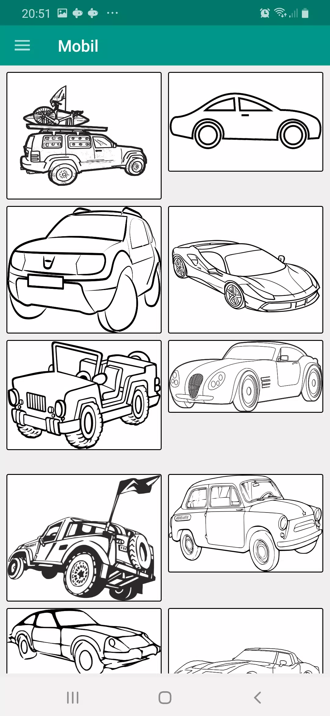 Detail Gambar Mobil Untuk Diwarnai Nomer 39