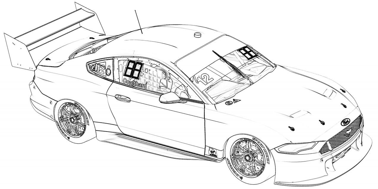 Detail Gambar Mobil Untuk Diwarnai Nomer 56