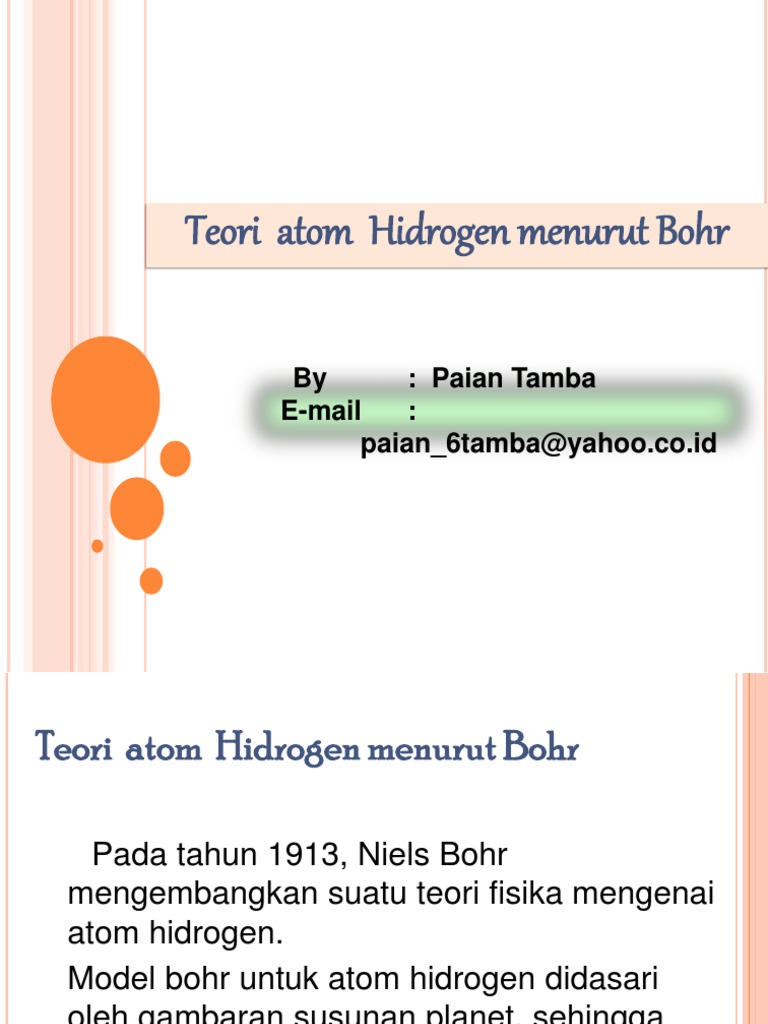 Detail Gambar Model Atom Hidrogen Nomer 33