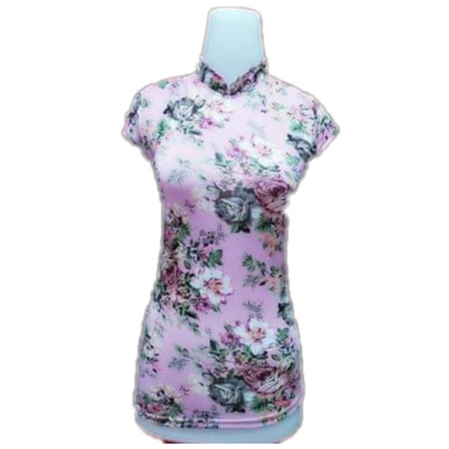Detail Gambar Model Baju Atasan Krah Sanghai Wanita Nomer 14