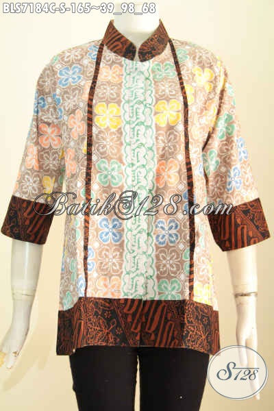 Detail Gambar Model Baju Atasan Krah Sanghai Wanita Nomer 3