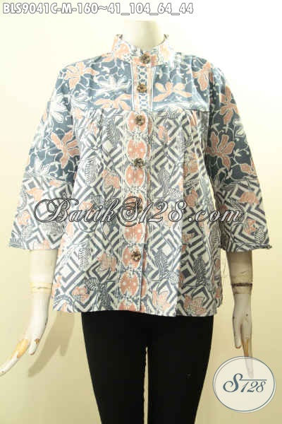 Detail Gambar Model Baju Atasan Krah Sanghai Wanita Nomer 23