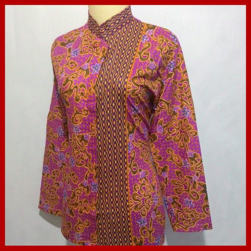 Detail Gambar Model Baju Atasan Krah Sanghai Wanita Nomer 29