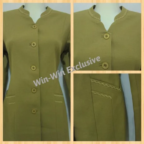 Detail Gambar Model Baju Atasan Krah Sanghai Wanita Nomer 38