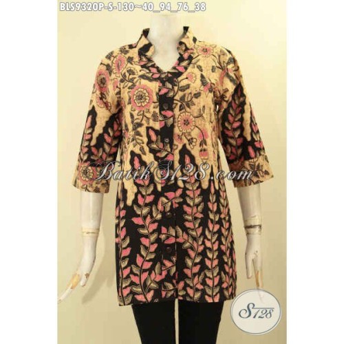 Detail Gambar Model Baju Atasan Krah Sanghai Wanita Nomer 5