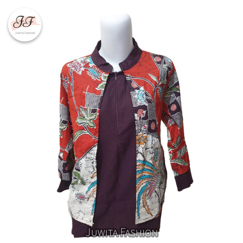 Detail Gambar Model Baju Atasan Krah Sanghai Wanita Nomer 48
