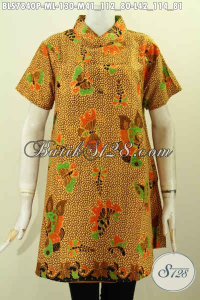 Detail Gambar Model Baju Atasan Krah Sanghai Wanita Nomer 9