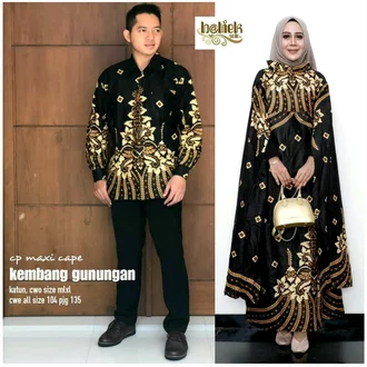 Detail Gambar Model Baju Batik Gamis Nomer 33