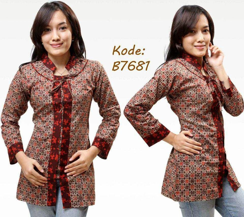 Detail Gambar Model Baju Batik Wanita Nomer 23