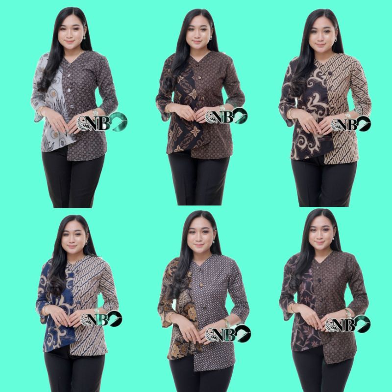 Detail Gambar Model Baju Batik Wanita Nomer 46