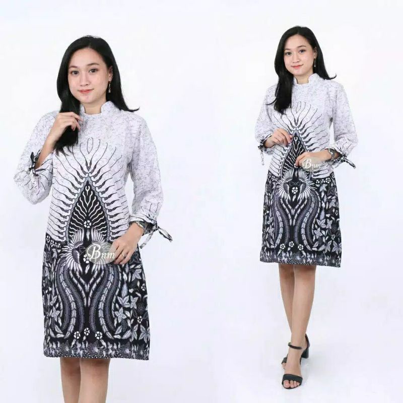 Detail Gambar Model Baju Batik Wanita Terbaru Nomer 26