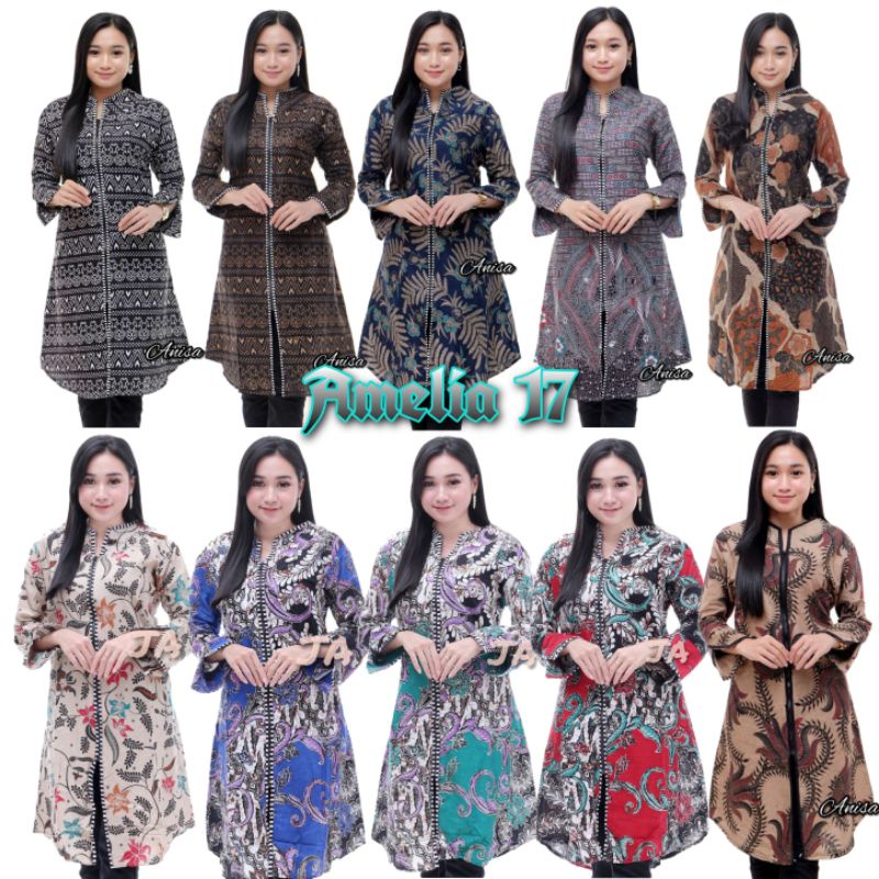 Detail Gambar Model Baju Batik Wanita Terbaru Nomer 32
