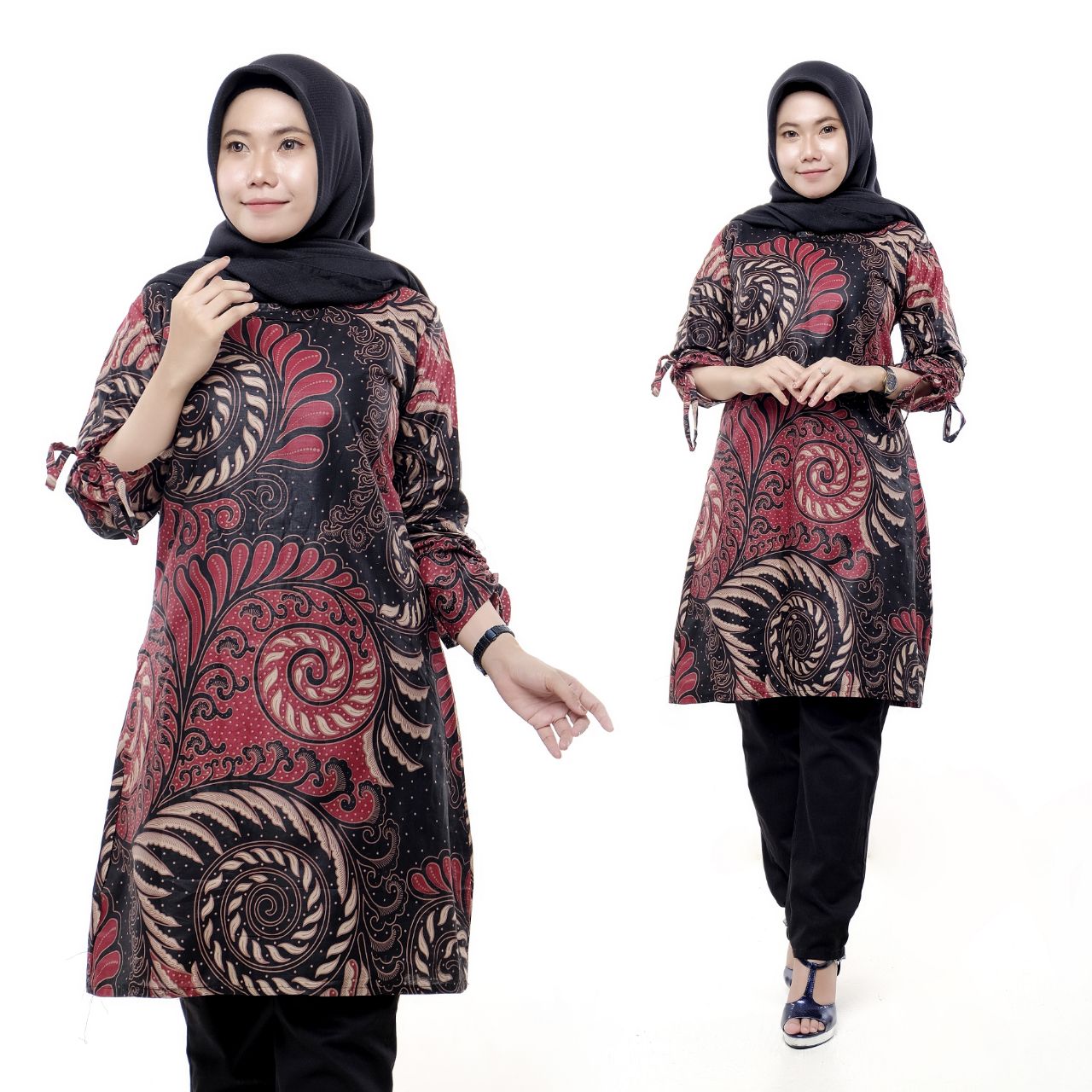 Detail Gambar Model Baju Batik Wanita Terbaru Nomer 38
