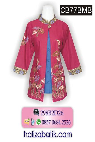 Detail Gambar Model Baju Batik Wanita Terbaru Nomer 52