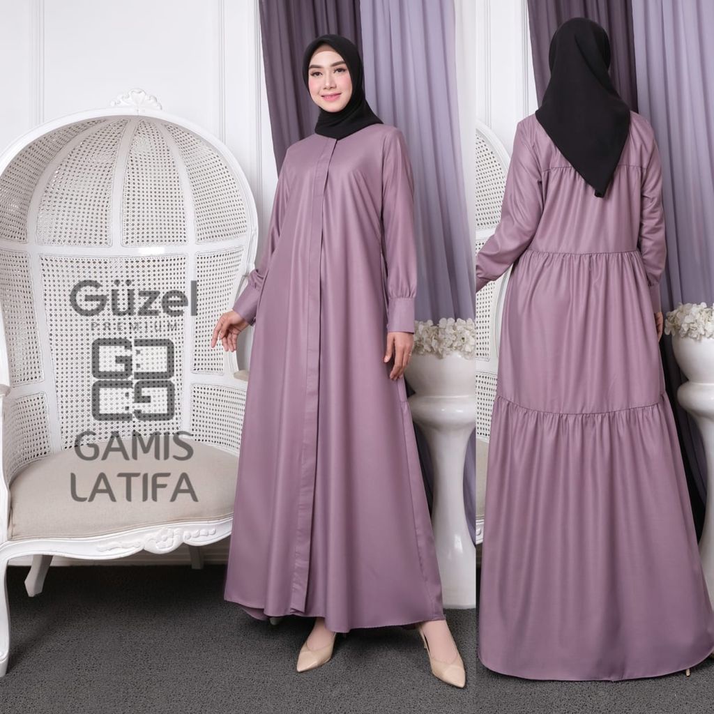 Detail Gambar Model Baju Gamis Modren Nomer 13