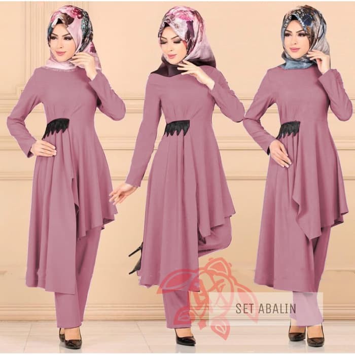 Detail Gambar Model Baju Gamis Modren Nomer 29