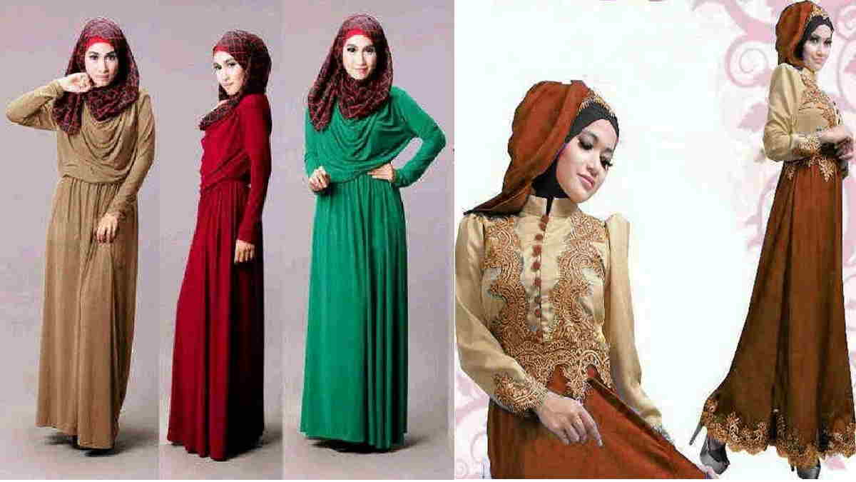 Detail Gambar Model Baju Gamis Modren Nomer 34