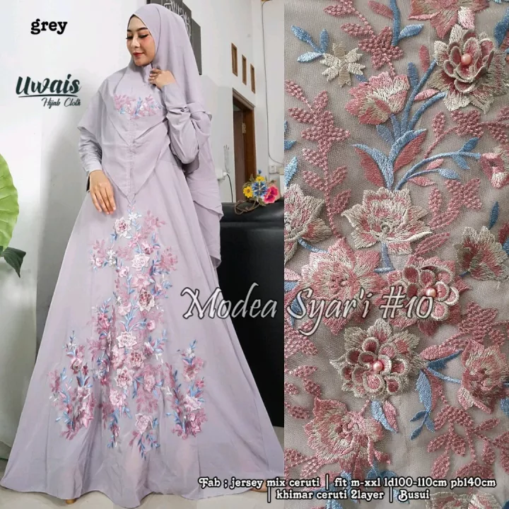 Detail Gambar Model Baju Gamis Modren Nomer 41