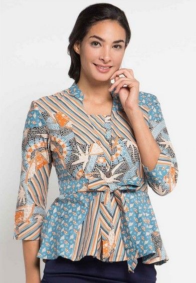 Detail Gambar Model Batik Terbaru 2019 Nomer 51