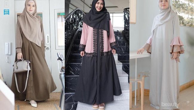 Detail Gambar Model Gamis 2019 Nomer 16