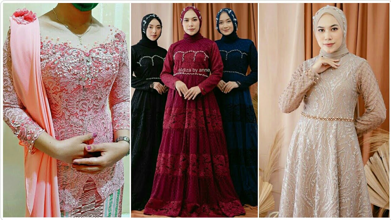 Detail Gambar Model Gamis Brokat Nomer 37