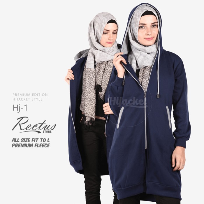 Detail Gambar Model Jaket Perempuan Berhijab Nomer 24