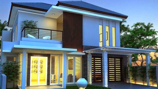 Detail Gambar Model Rumah Lantai 2 Nomer 53