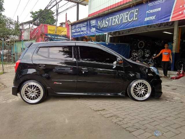 Detail Gambar Modif Agya Ban Lebar Nomer 11