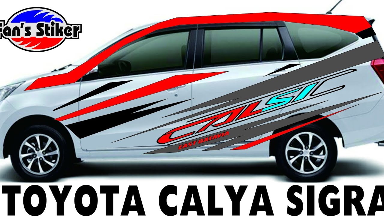 Detail Gambar Modifikasi Dengan Stiker Toyota Calya Nomer 3