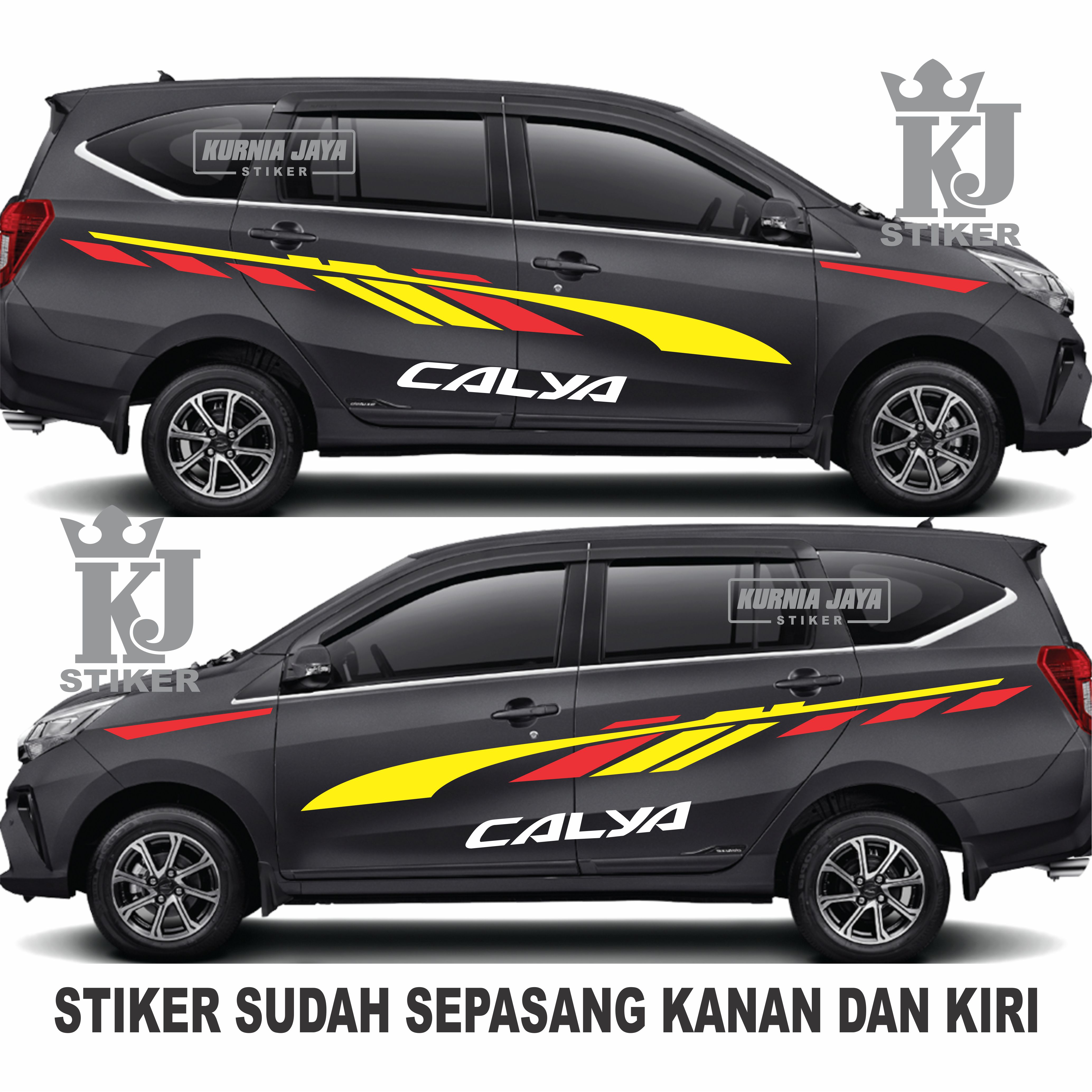 Detail Gambar Modifikasi Dengan Stiker Toyota Calya Nomer 35