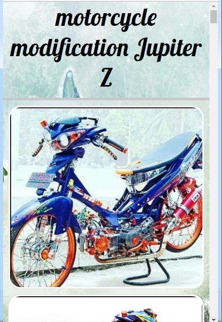 Download Gambar Modifikasi Motor Jupiter Z Nomer 48