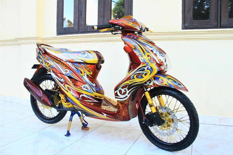 Detail Gambar Modifikasi Motor Mio Soul Nomer 51