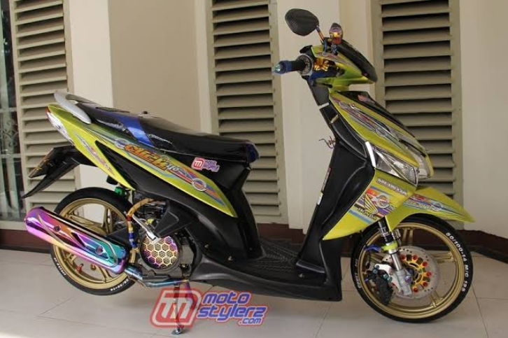 Detail Gambar Modifikasi Motor Vario 110 Karbu Nomer 11