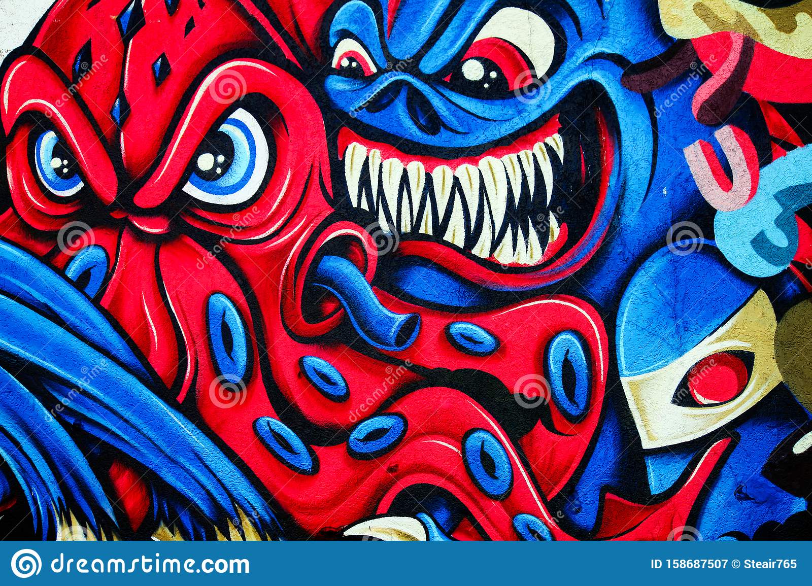 Detail Gambar Monster Grafiti Nomer 29