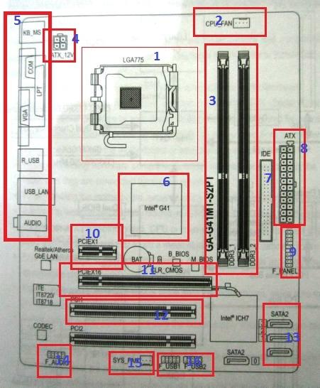 Detail Gambar Motherboard Sederhana Nomer 6