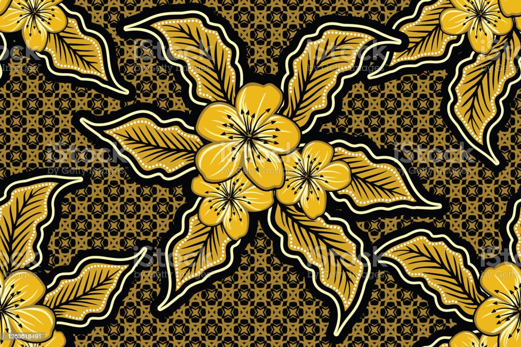 Detail Gambar Motif Batik Bunga Nomer 8