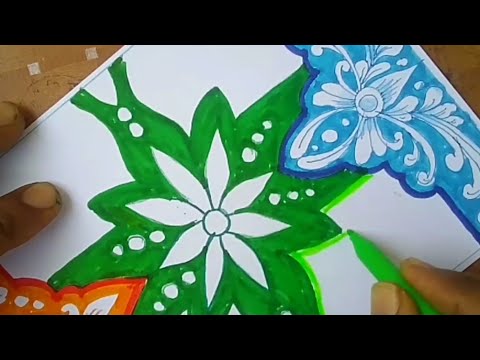 Detail Gambar Motif Batik Bunga Berwarna Nomer 50