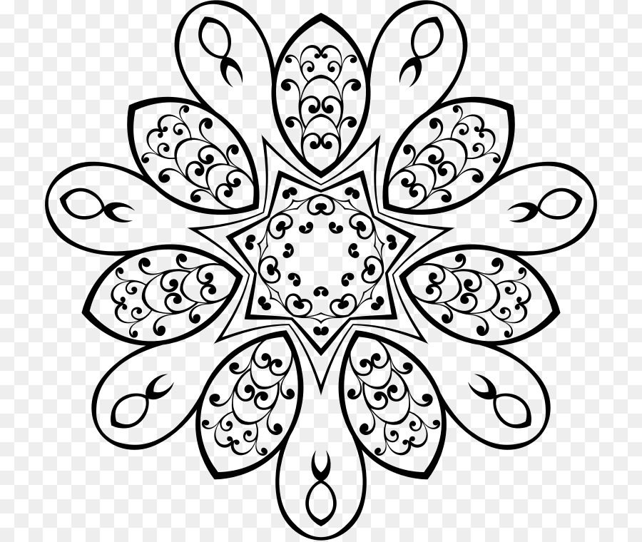 Detail Gambar Motif Batik Bunga Hitam Putih Nomer 9