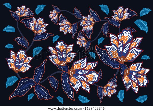 Detail Gambar Motif Batik Flora Dan Fauna Nomer 5