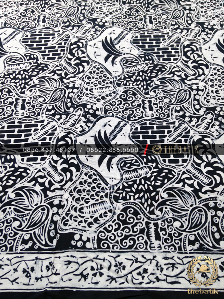 Detail Gambar Motif Batik Hitam Putih Nomer 10