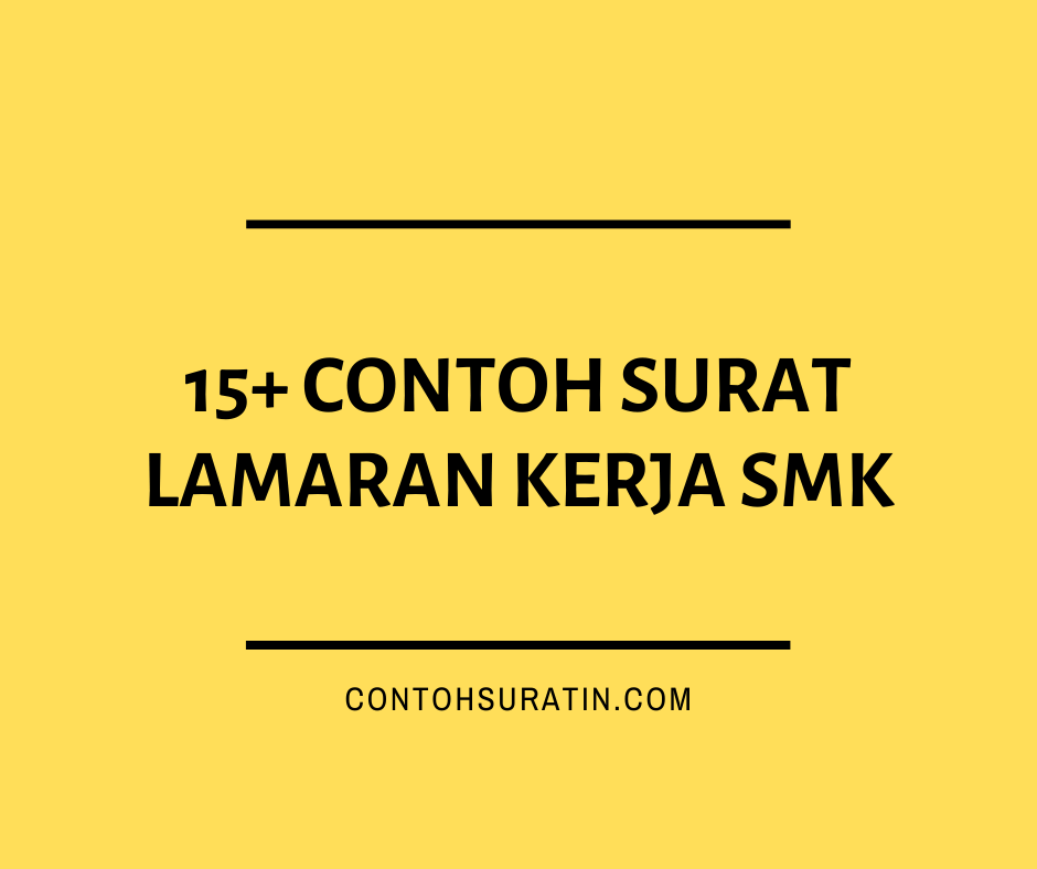 Detail Contoh Surat Lamaran Kerja Di Sekolah Smk Nomer 47